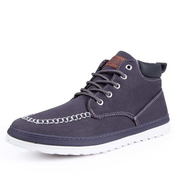 Chaussures pour hommes de haute toile top casual extérieur plat de la mode baskets