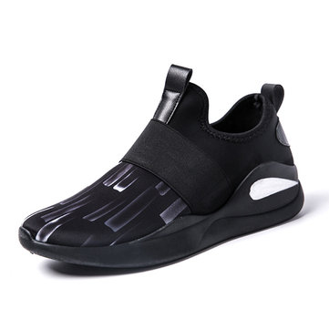 Hommes& Comfortable& Elastic& Bande& Casual& Slip On Sneakers