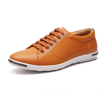 Nous taille 6.5-12 lacets jusqu'à la couleur pure oxfords orteil plat pour les hommes