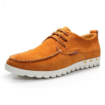 Grande taille hommes nouveaux automne de printemps chaussures en daim style européen appartements casual chaussures de grands hommes& 