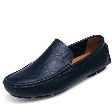 Taille us 6.5-12 hommes plats occasionnels cuir plein air doux appartements confortables mocassins chaussures