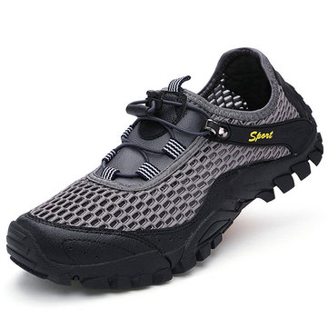 Hommes& Anti& Collision& Toe& Mesh& Outdoor Hiking Sneakers