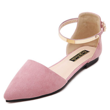 Femme Pointe Toe Soft Sole Casual Slip On Flat Loafers