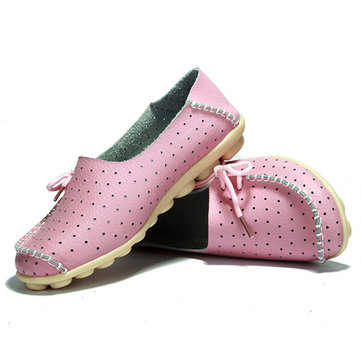 Nouvelles femmes flats douce et confortable lacets mode casual chaussures plates mocassins