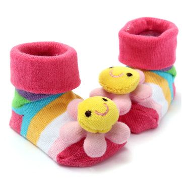 Bébé enfants bébé garcons filles coton adorables chaussettes de bas 0-1 an 