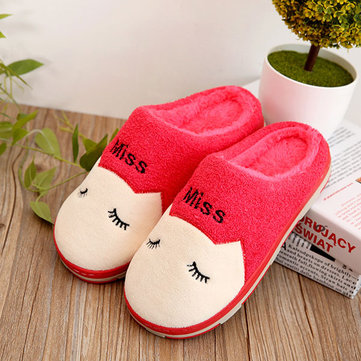 Home Shoes Keep Warm Cartoon Slip-On Slipper Shoes