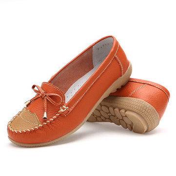 Slip top bas sur les femmes occasionnels en plein air bout rond flat loafer chaussures