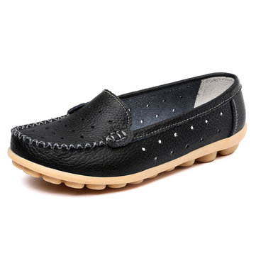 Femmes occasionnels ballerines Flats fond mou bout rond de mocassins respirant