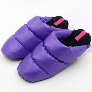 Deux chaussures coton garder la maison chaude intérieure slip confortable pantoufles