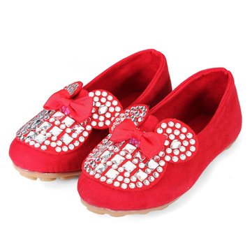 Chaussures fille arc baskets étincelle strass slip sur chaussures de pont enfants filles de jeunes enfants en bas age