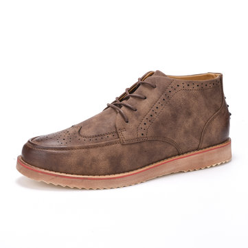 La mode des hommes creux britannique casual Classic Chaussures oxford lacées