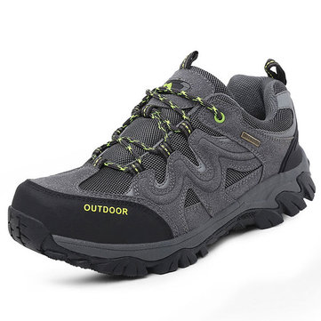 Big& Size& Hommes& Confortable& Wear& Resistant Outsole Outdoor Hiking Athletic Shoes